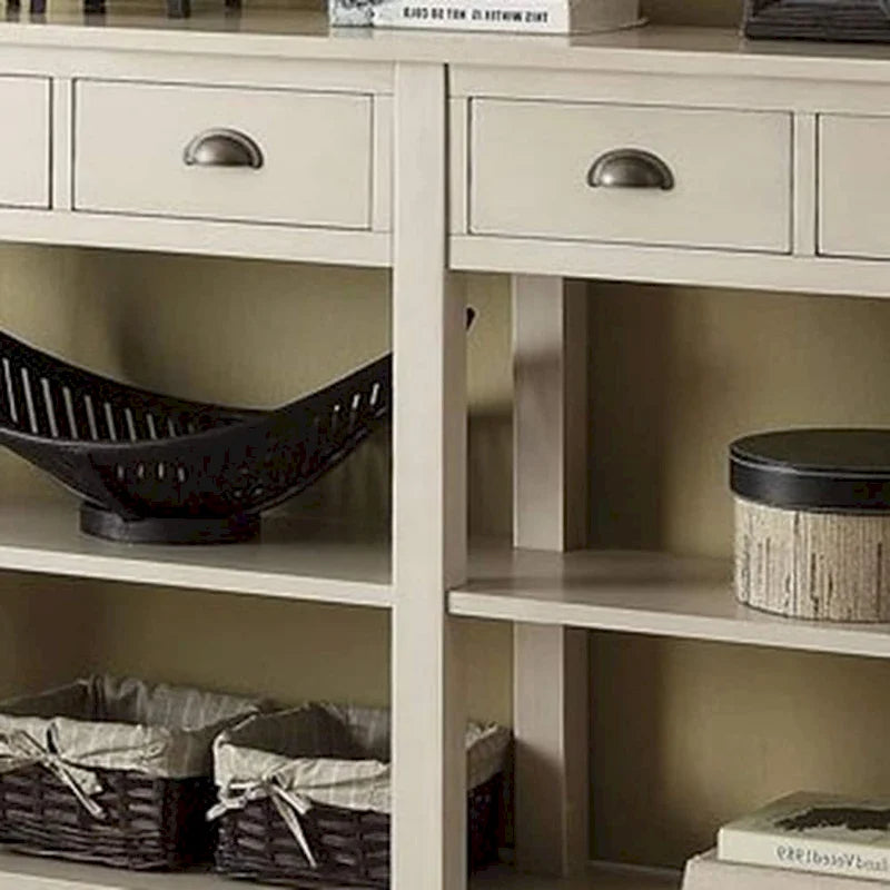 72  Console Table with 4 Drawers