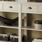 72  Console Table with 4 Drawers