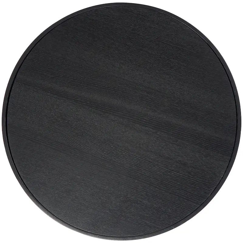 Metal Geometric Open Grid Frame 1 Shelf Accent Table or Coffee Table with Gold Legs Black Roche River Decor