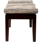 Wood Handmade Woven Bench - Brown - Roche River Decor - 17 W x 47 L x 18 H