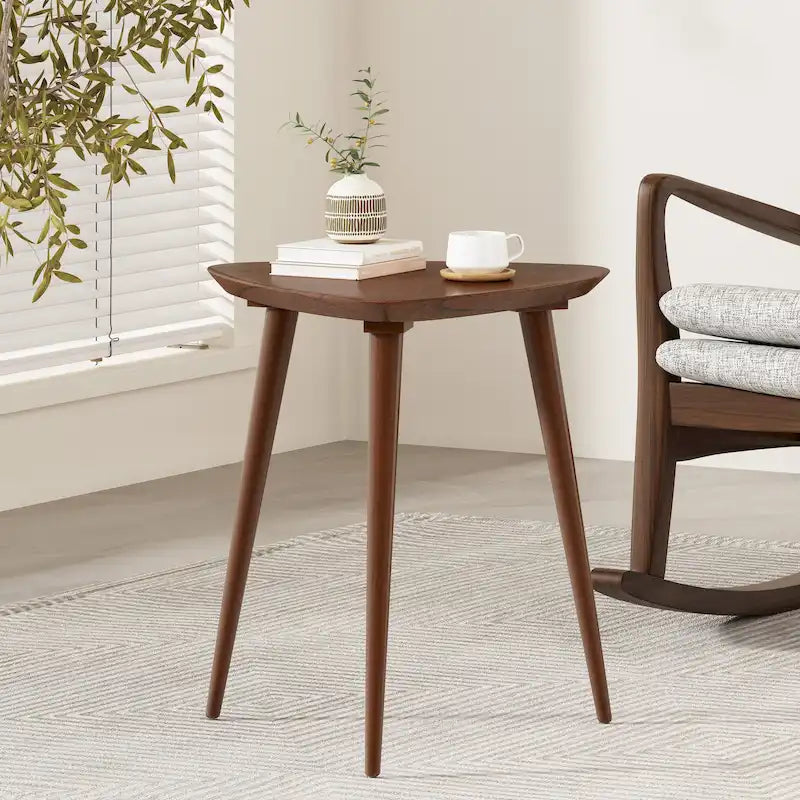 Naja Mid-Century Wood End Table by Christopher Knight Home - 20  L x 20  W x 22.75 H