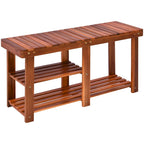 3-Tier Shoe Rack Bench for Entryway, Hallway, Livingroom