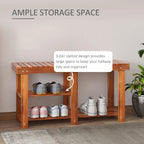 3-Tier Shoe Rack Bench for Entryway, Hallway, Livingroom