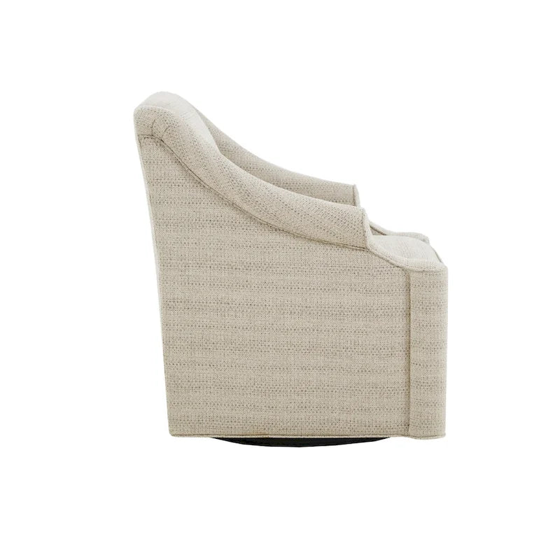 Madison Park Benton Tan 360 degree Swivel Glider Chair