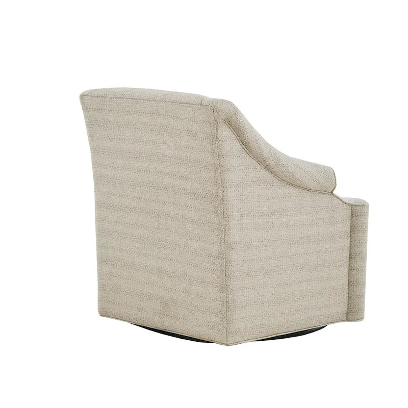 Madison Park Benton Tan 360 degree Swivel Glider Chair