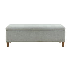 INK+IVY Marcie Blue Soft Close Storage Accent Bench