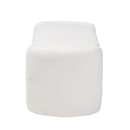 Oakes Modern and Contemporary Ivory Boucle Upholstered Storage Bench