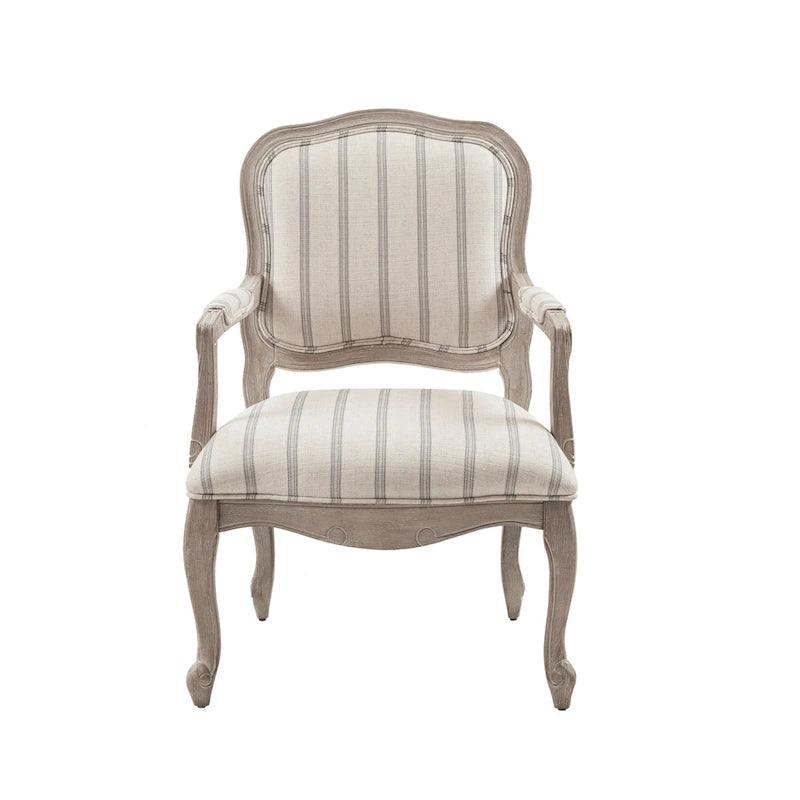 Madison Park Charlotte Natural Camel Back Exposed Wood Chair