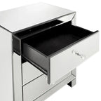 Esmond Mirrored 3-drawer Accent Table by iNSPIRE Q Bold