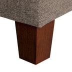 Porch & Den Charenton Brown Tufted Storage Bench