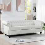 84  Chesterfield Rolled Arm 3 Seater Sofa