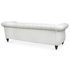 84  Chesterfield Rolled Arm 3 Seater Sofa