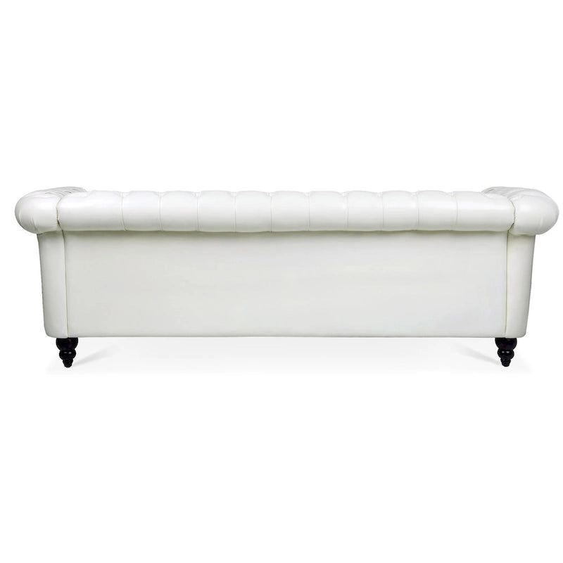 84  Chesterfield Rolled Arm 3 Seater Sofa