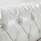 84  Chesterfield Rolled Arm 3 Seater Sofa