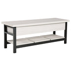 Signature Design by Ashley Rhyson White Storage Bench
