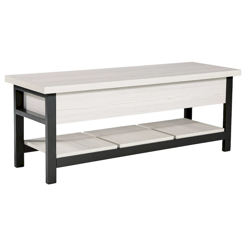 Signature Design by Ashley Rhyson White Storage Bench