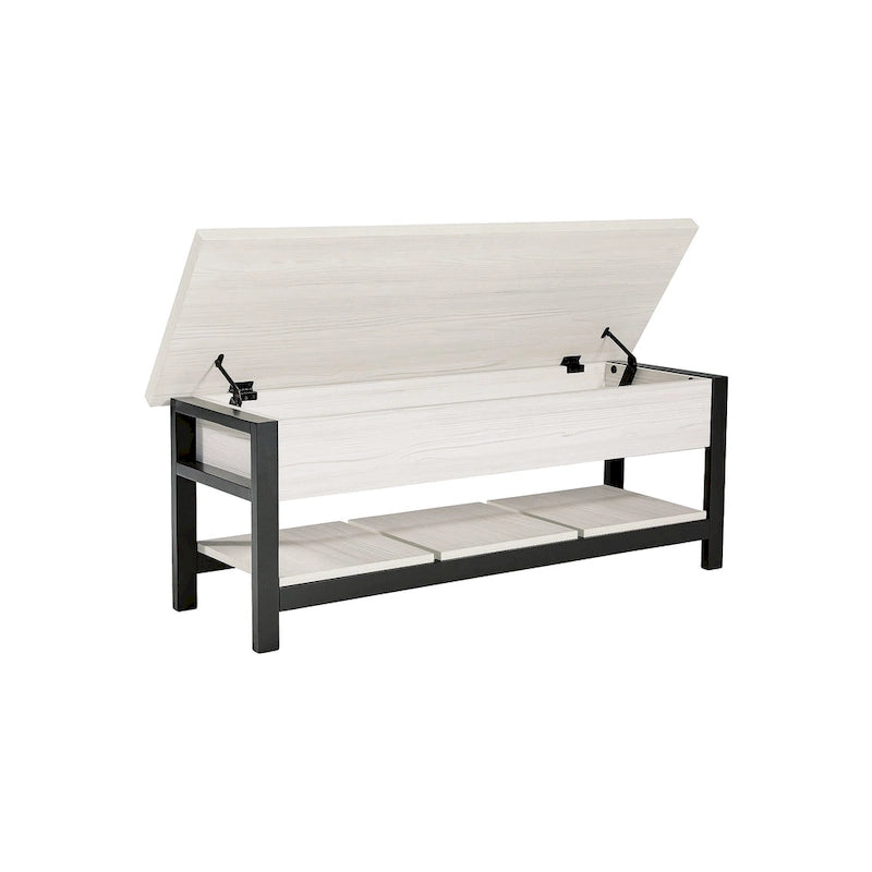 Signature Design by Ashley Rhyson White Storage Bench