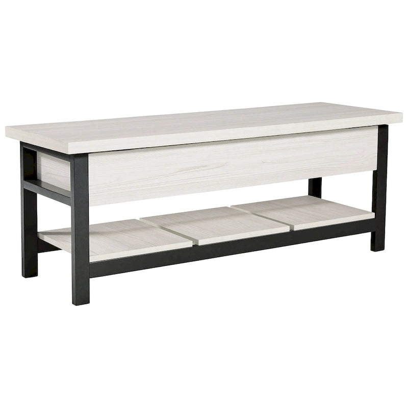 Signature Design by Ashley Rhyson White Storage Bench