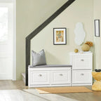 SoBuy FSR78-W, White 2 Drawers Shoe Cabinet Shoe Rack Shoe Storage