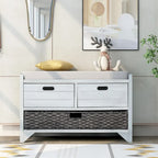 Storage Bench Entryway Bench Shoe Bench with Cushion