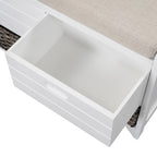 Storage Bench Entryway Bench Shoe Bench with Cushion
