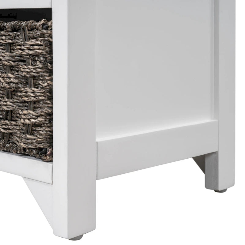 Storage Bench Entryway Bench Shoe Bench with Cushion
