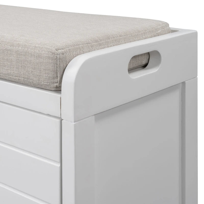 Storage Bench Entryway Bench Shoe Bench with Cushion
