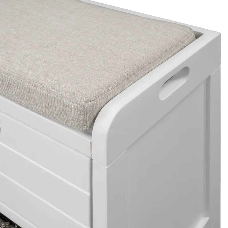 Storage Bench Entryway Bench Shoe Bench with Cushion
