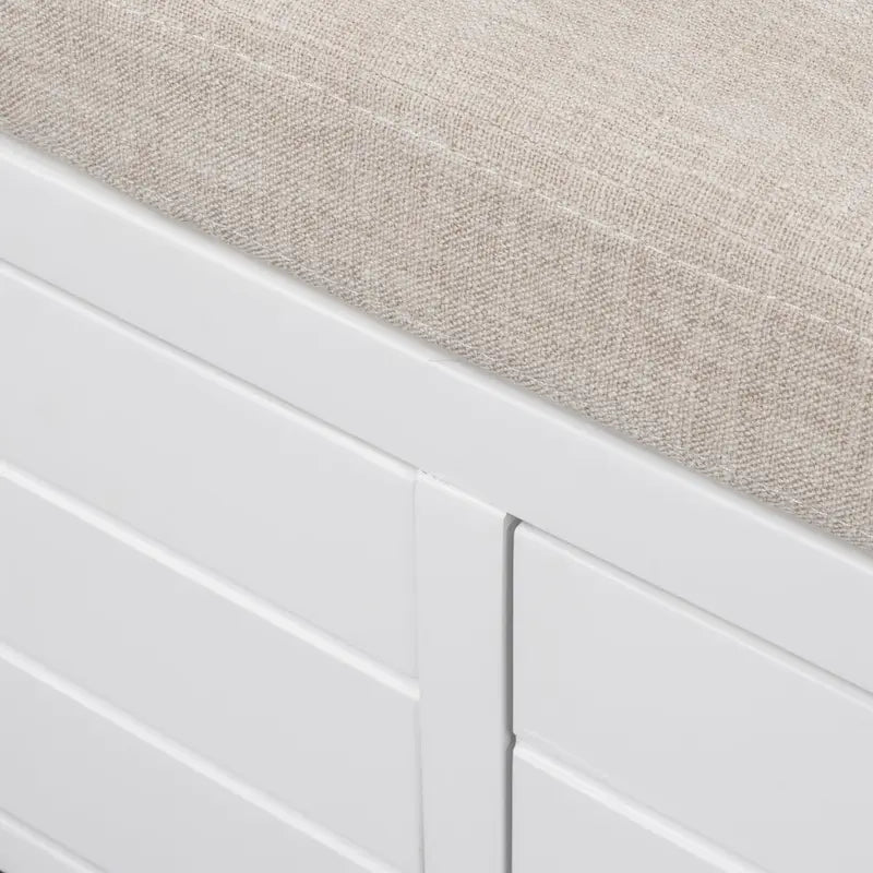 Storage Bench Entryway Bench Shoe Bench with Cushion