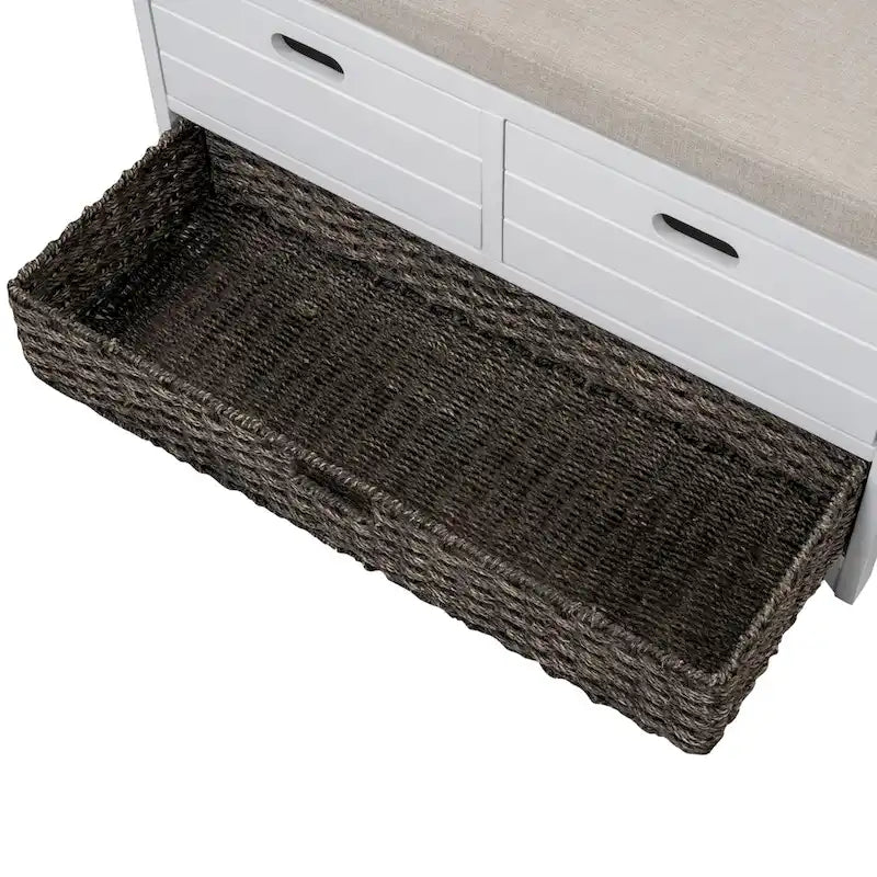 Storage Bench Entryway Bench Shoe Bench with Cushion