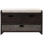 Storage Bench Entryway Bench Shoe Bench with Cushion