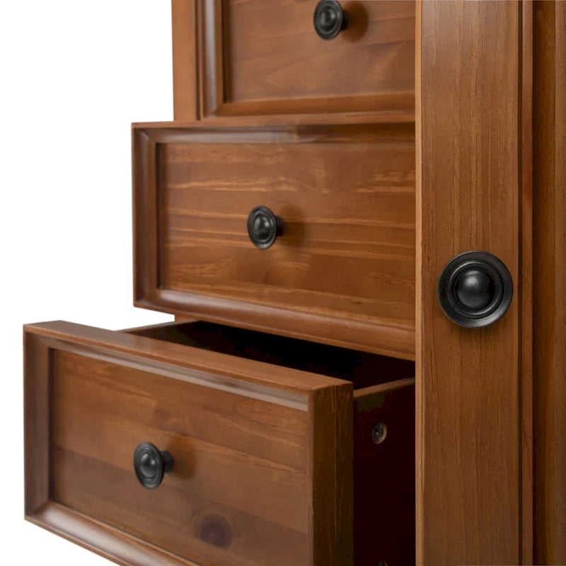 WYNDENHALL Halifax SOLID WOOD 37 inch Wide Transitional Medium Storage Cabinet - 37 w x 17 d x 36  h