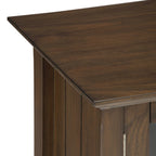 WYNDENHALL Halifax SOLID WOOD 37 inch Wide Transitional Medium Storage Cabinet - 37 w x 17 d x 36  h