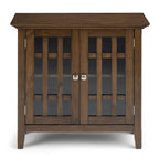 WYNDENHALL Halifax SOLID WOOD 37 inch Wide Transitional Medium Storage Cabinet - 37 w x 17 d x 36  h