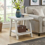 Roundhill Furniture Athens Contemporary 3-pc. Replicated Wood Shelf Table Set