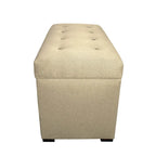MJL Furniture Angela 8 Button Tufted Dawson7 Storage Trunk Bench