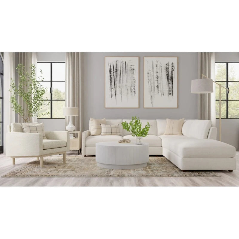 Carolina Living Tamia 42  Round Wooden Coffee Table - Elm