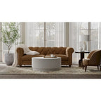 Carolina Living Tamia 42  Round Wooden Coffee Table - Elm