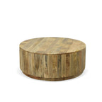 Carolina Living Tamia 42  Round Wooden Coffee Table - Elm