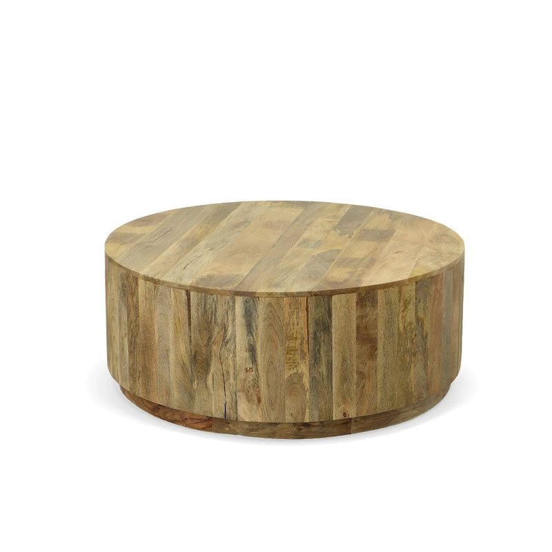 Carolina Living Tamia 42  Round Wooden Coffee Table - Elm
