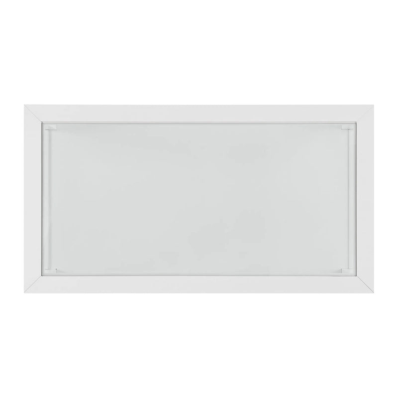 Cordero Wood and Glass Top 48-Inch Wide Coffee Table with Shelf Storage