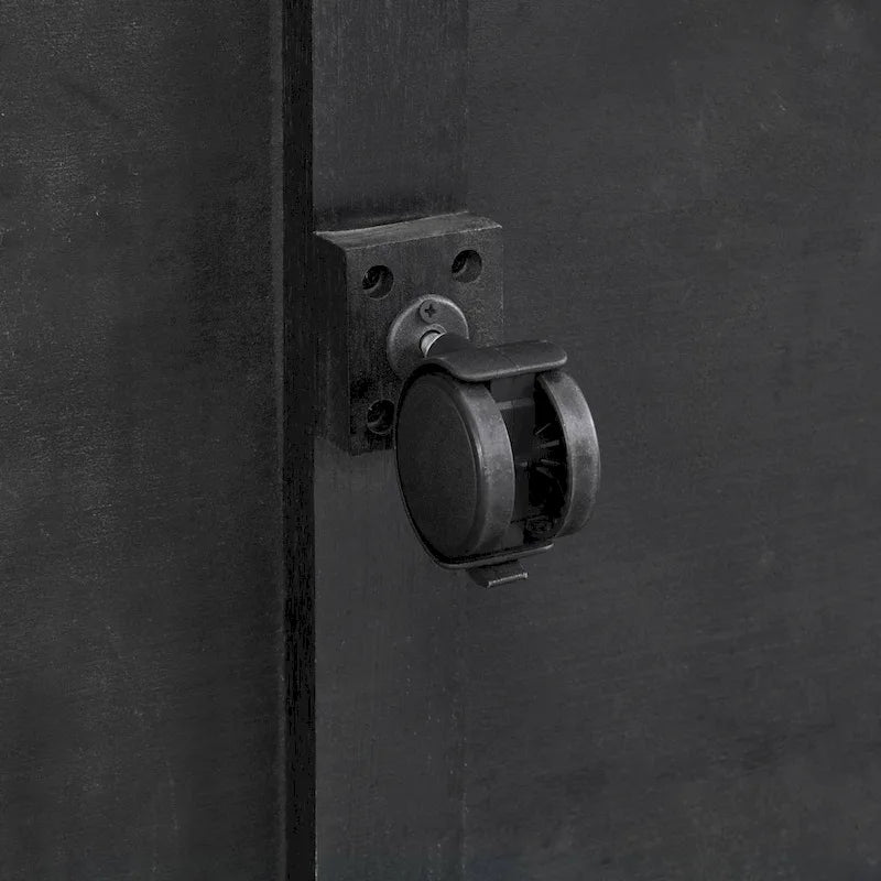 Cordero Wood and Glass Top 48-Inch Wide Coffee Table with Shelf Storage