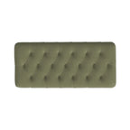 HomePop Button Tufted Top Storage Bench with Wood Legs