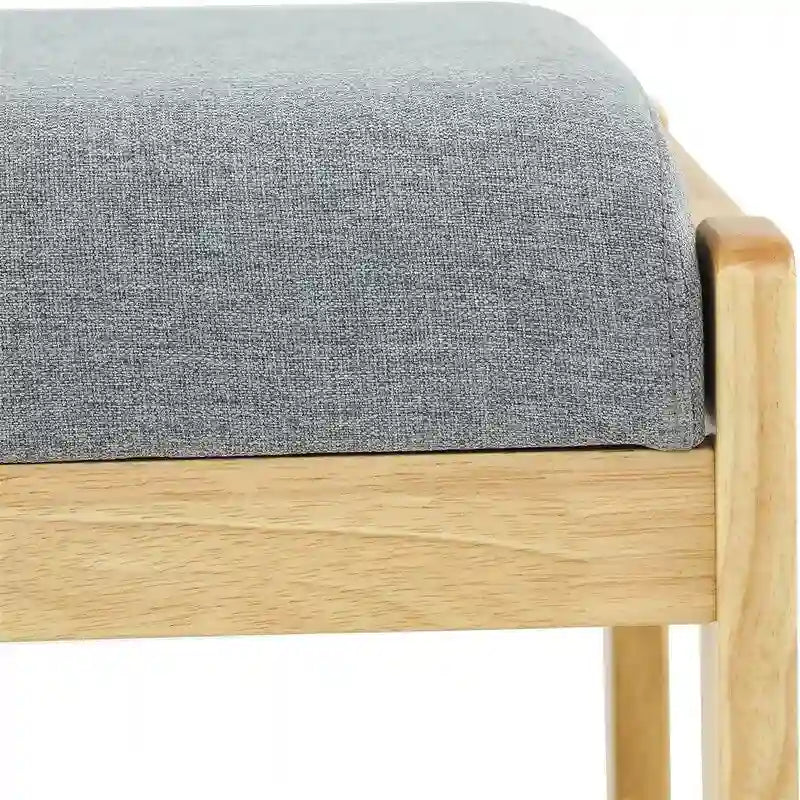 Wood Shoe Bench - 13.4 D x 32.9 W x 15.8 H