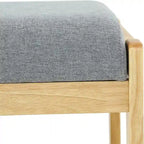 Wood Shoe Bench - 13.4 D x 32.9 W x 15.8 H