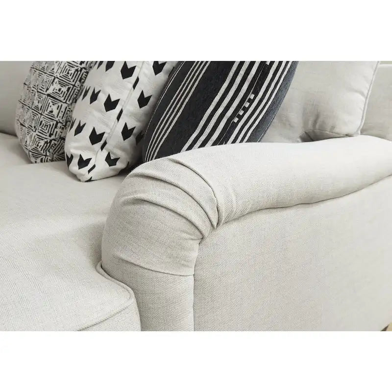 Signature Design by Ashley Huntsworth Dove Gray 4-Piece Sectional with Chaise - 128 W x 99 D x 38 H