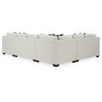 Signature Design by Ashley Huntsworth Dove Gray 4-Piece Sectional with Chaise - 128 W x 99 D x 38 H