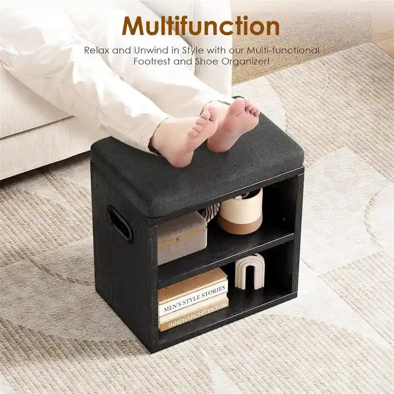 Shoe Bench for Entryway - 15 D x 11 W x 16 H