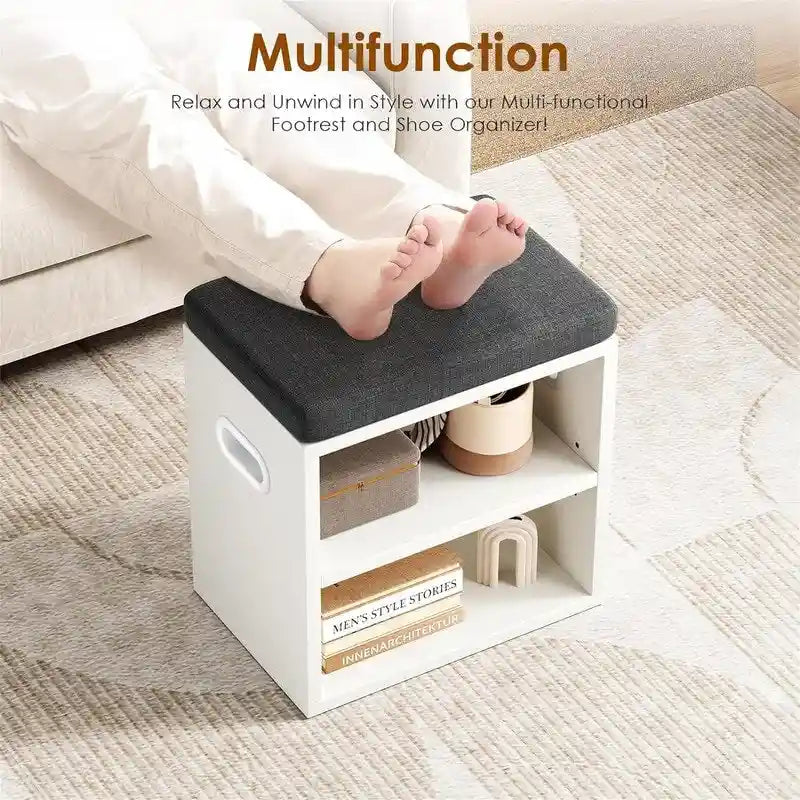 Shoe Bench for Entryway - 15 D x 11 W x 16 H