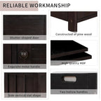 3-drawer Wooden Storage Bench with Cushion